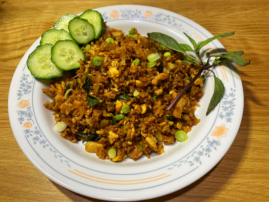 Spicy Jaew Bong Chicken Fried Rice